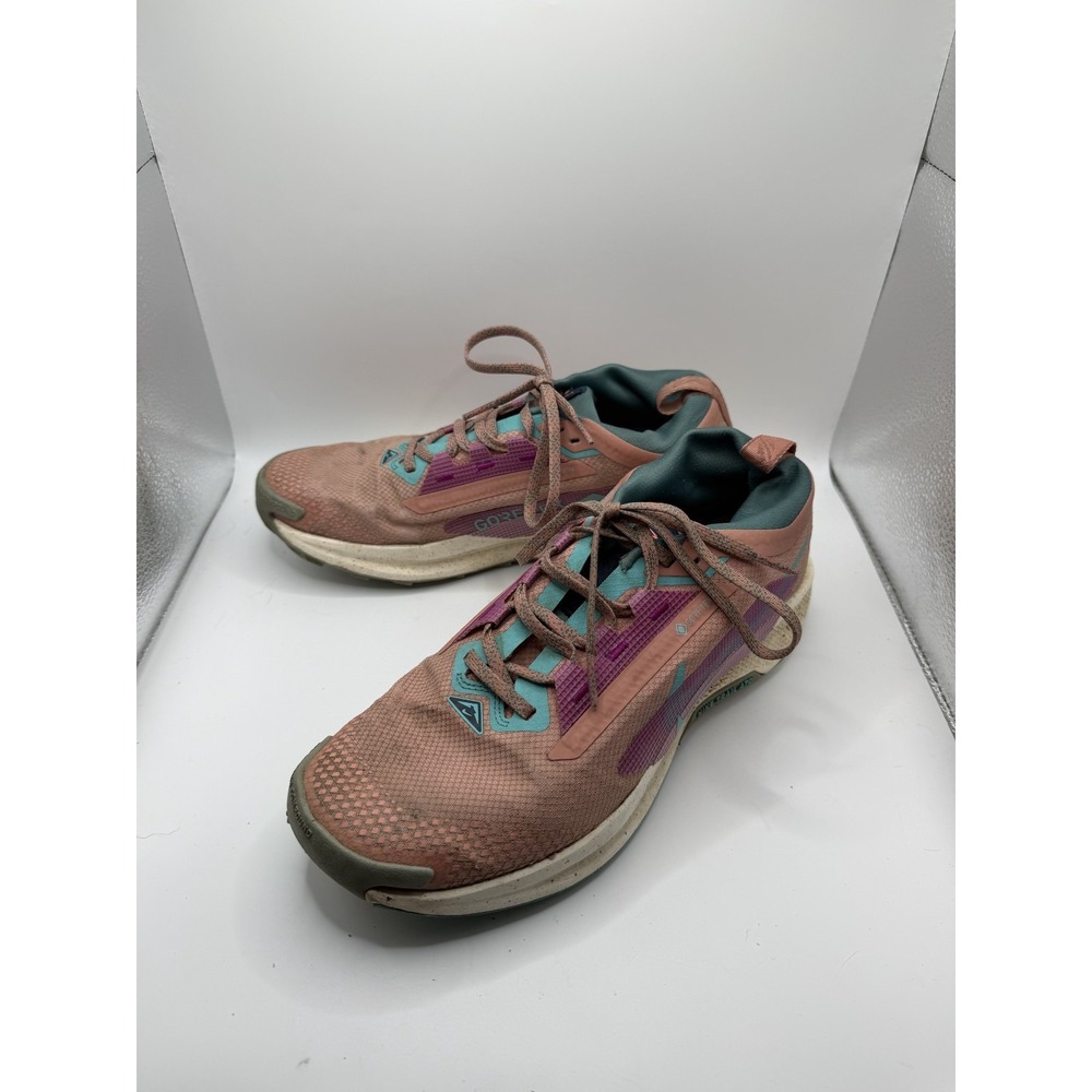 Nike React Pegasus Trail 5 Gore-Tex FQ0912-600 Womens 10 Sneaker Red Running
